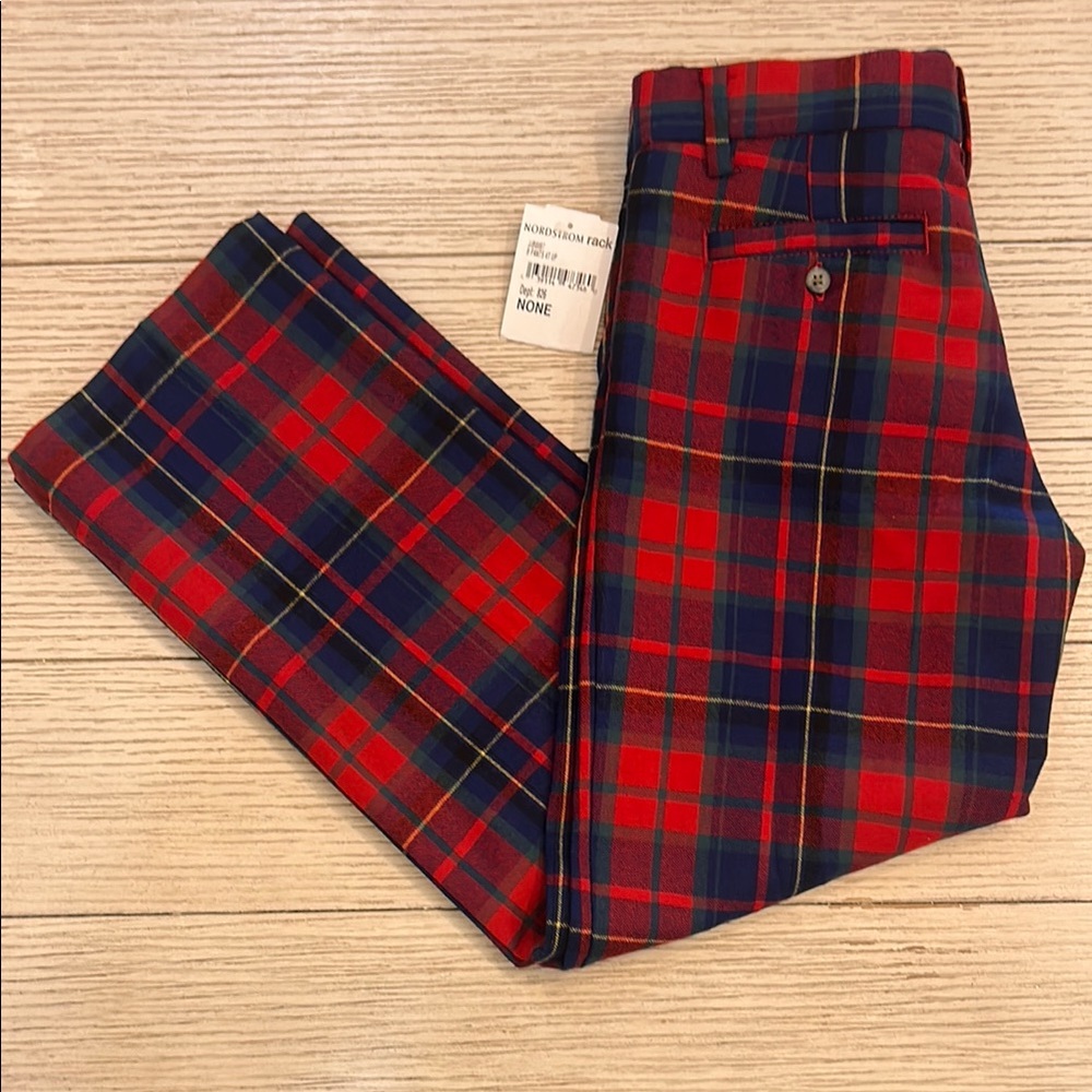 Janie and Jack Plaid Pants